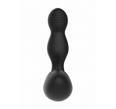 Remote Controlled E-Stim & Vibrating Prostate Massager - Black